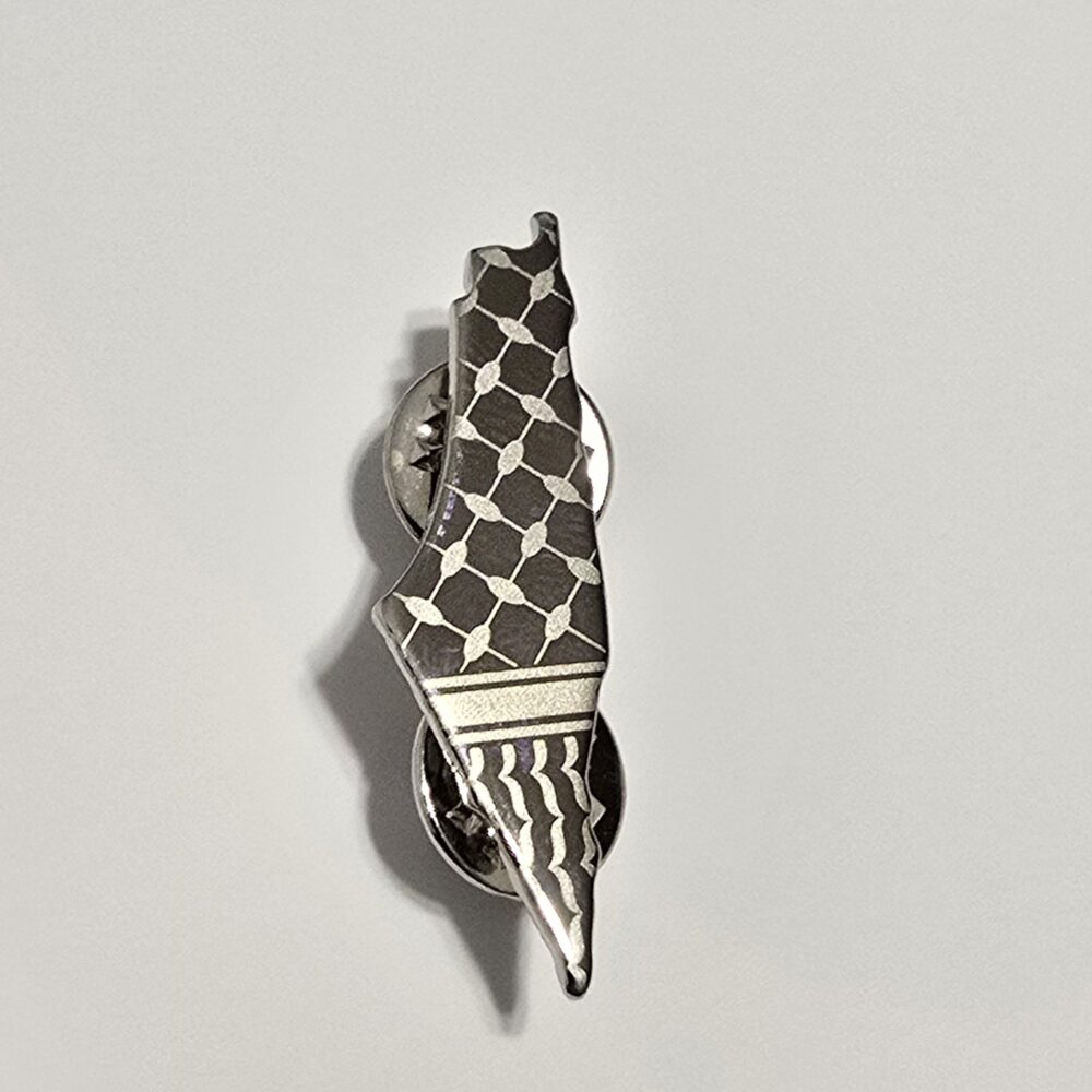 Brooch - Silver kuffiyeh card