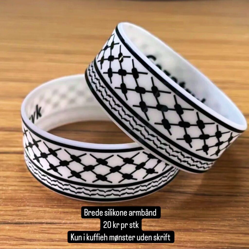 Wide silicone bracelet - White - 1 pc.