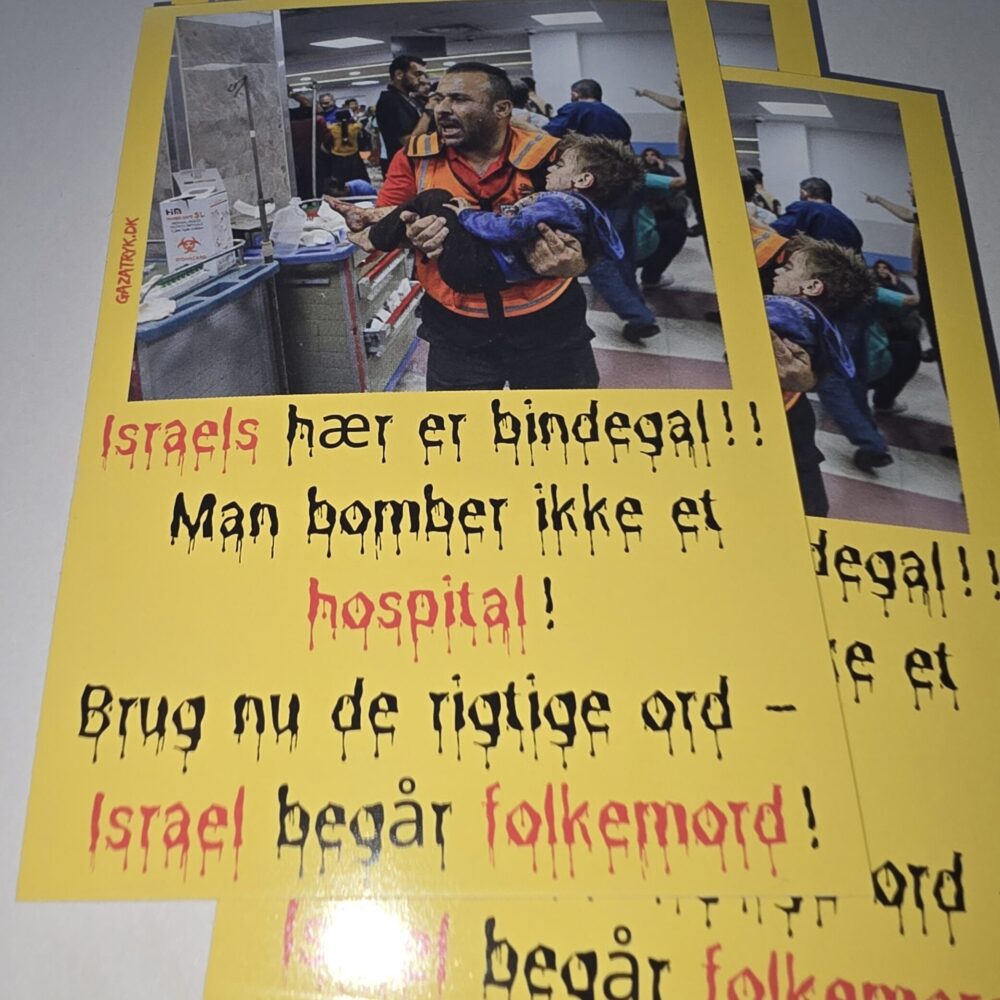 Street stickers - 50 pcs - You don't bomb a hospital