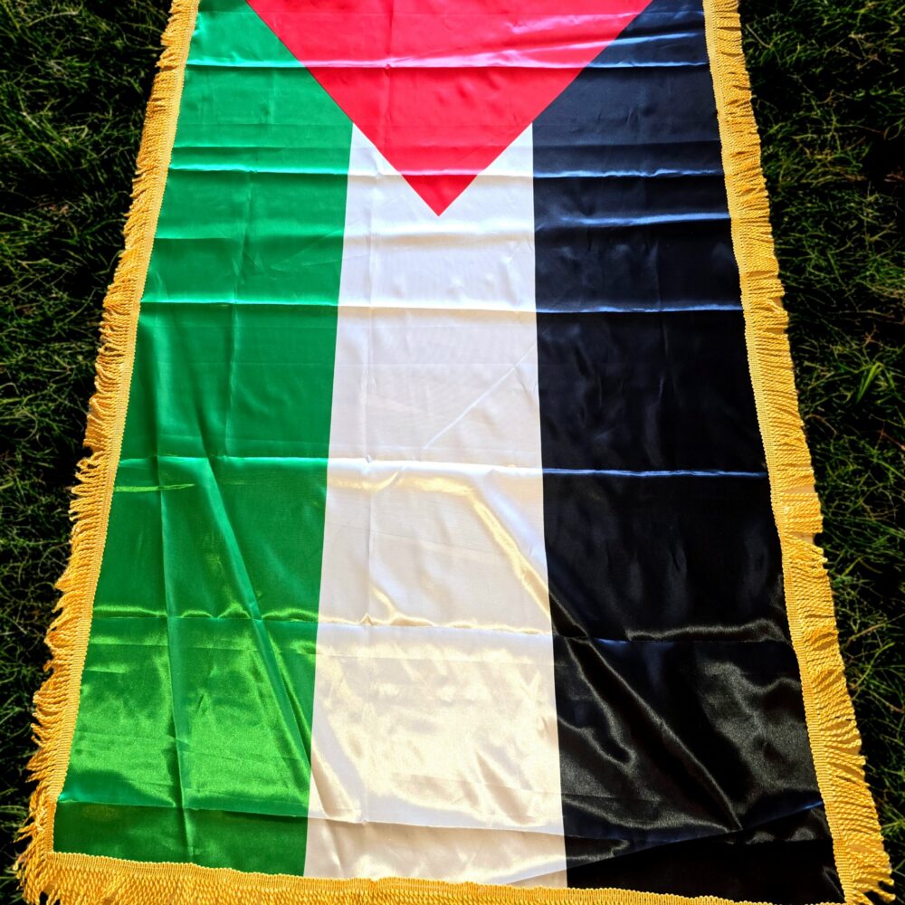 Flag with decoration