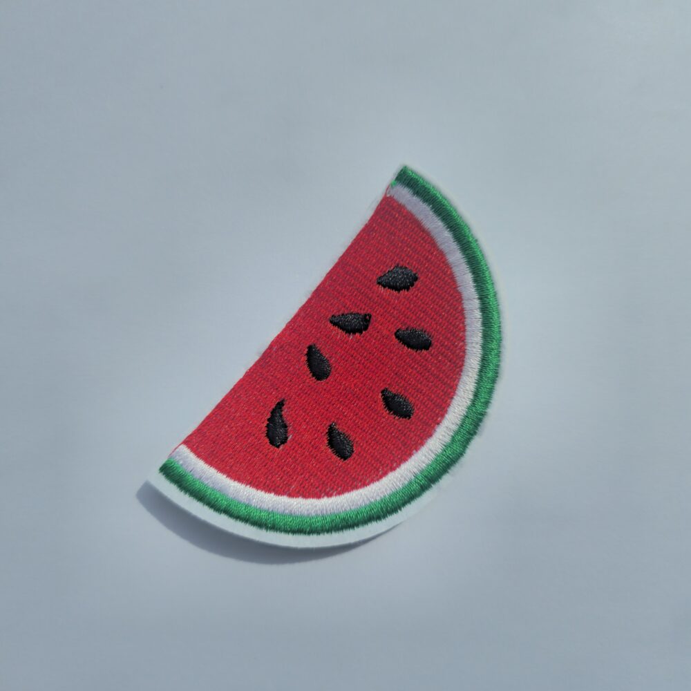 Iron-on patch - Embroidered watermelon