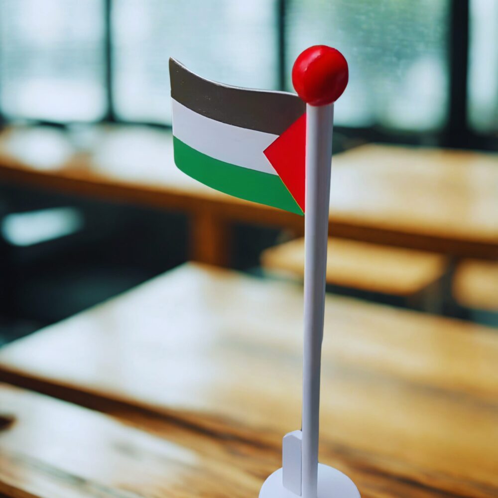 Palestine table flag