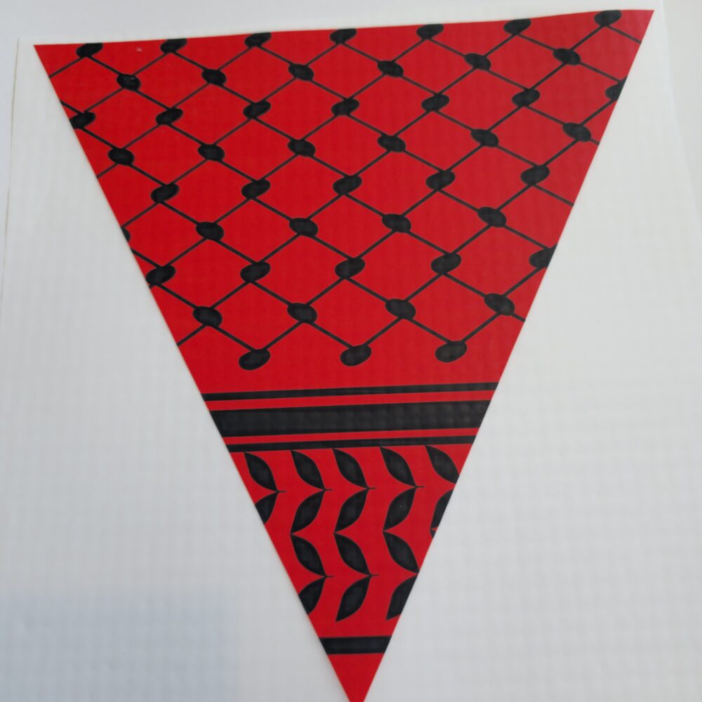 Dtf - Iron-on patch - Keffiyeh triangle
