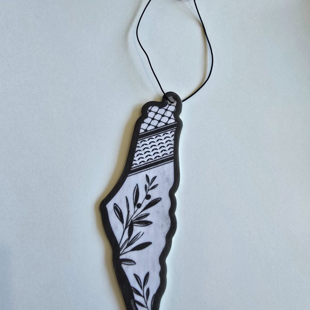 Car fragrance/room freshener - Palestine map - Apple candy