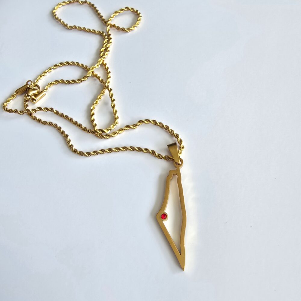 Necklace - Gaza - Red crystal