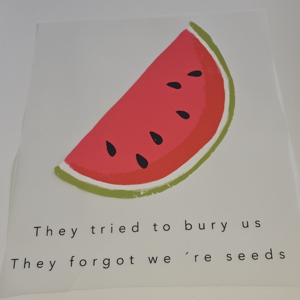 DTF - Iron-on patch - Watermelon, We are seeds