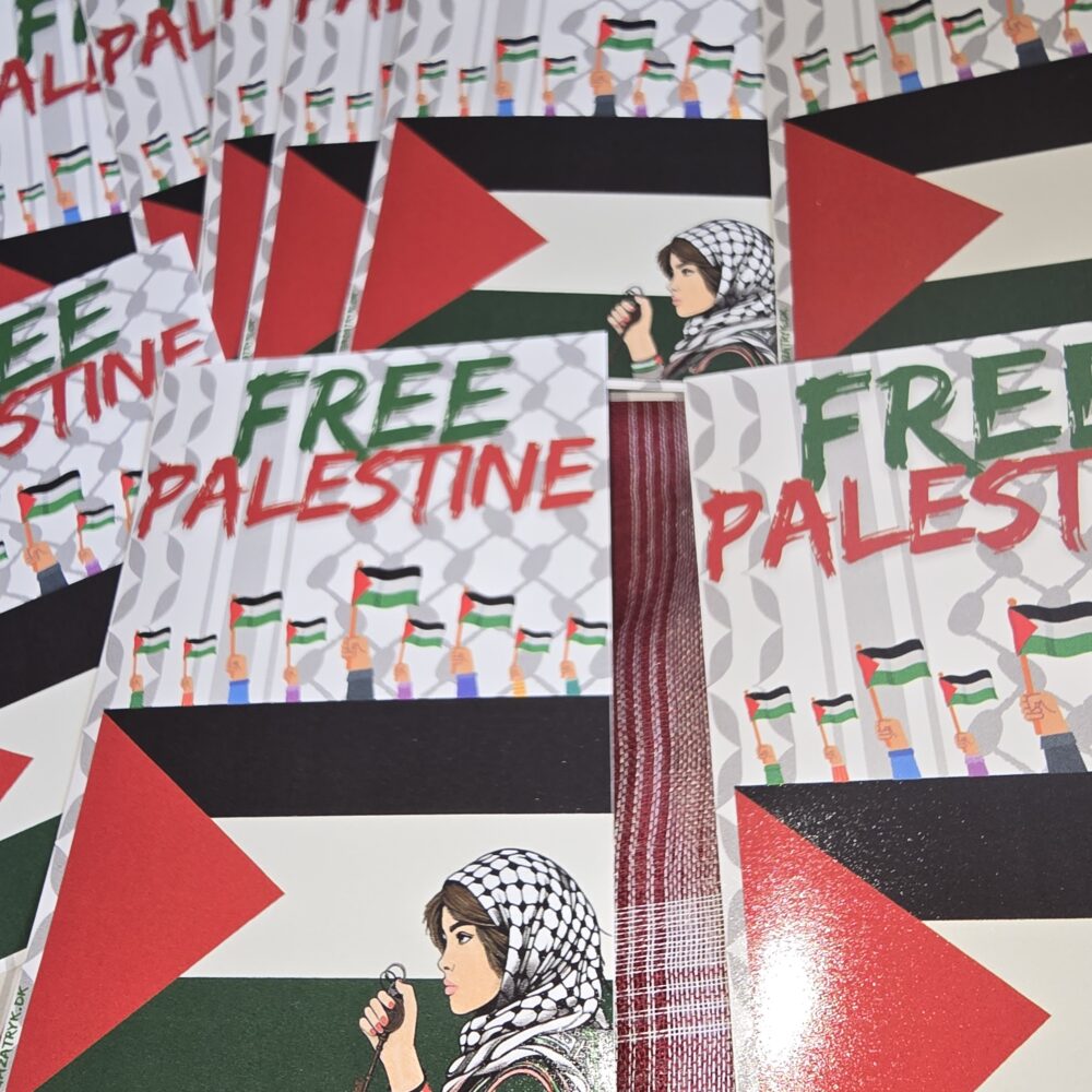 Streetstickers - 50 stk - Free Palestine - Model 1