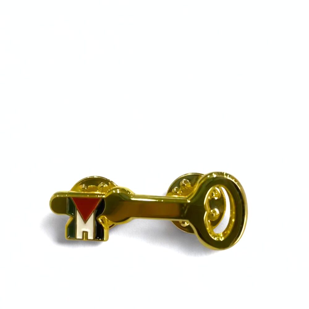 Brooch/pin - Key of return - gold