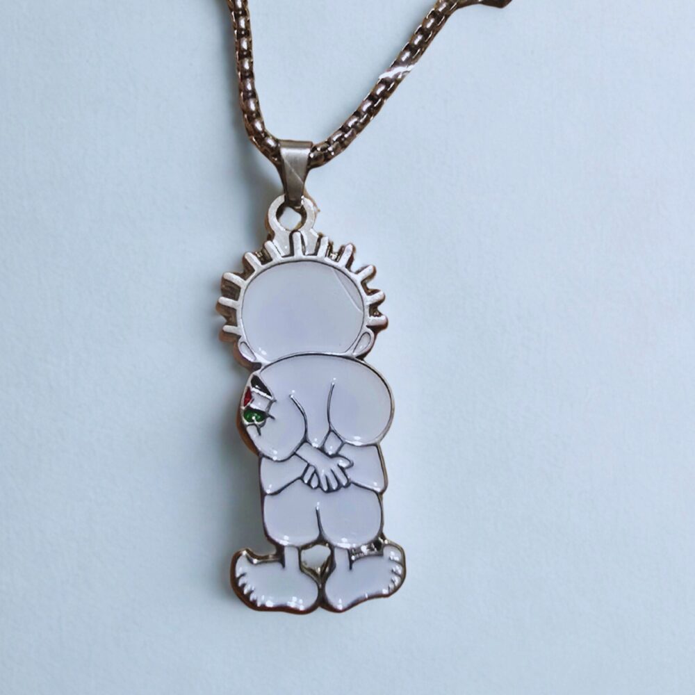 Necklace - Handala silver plated