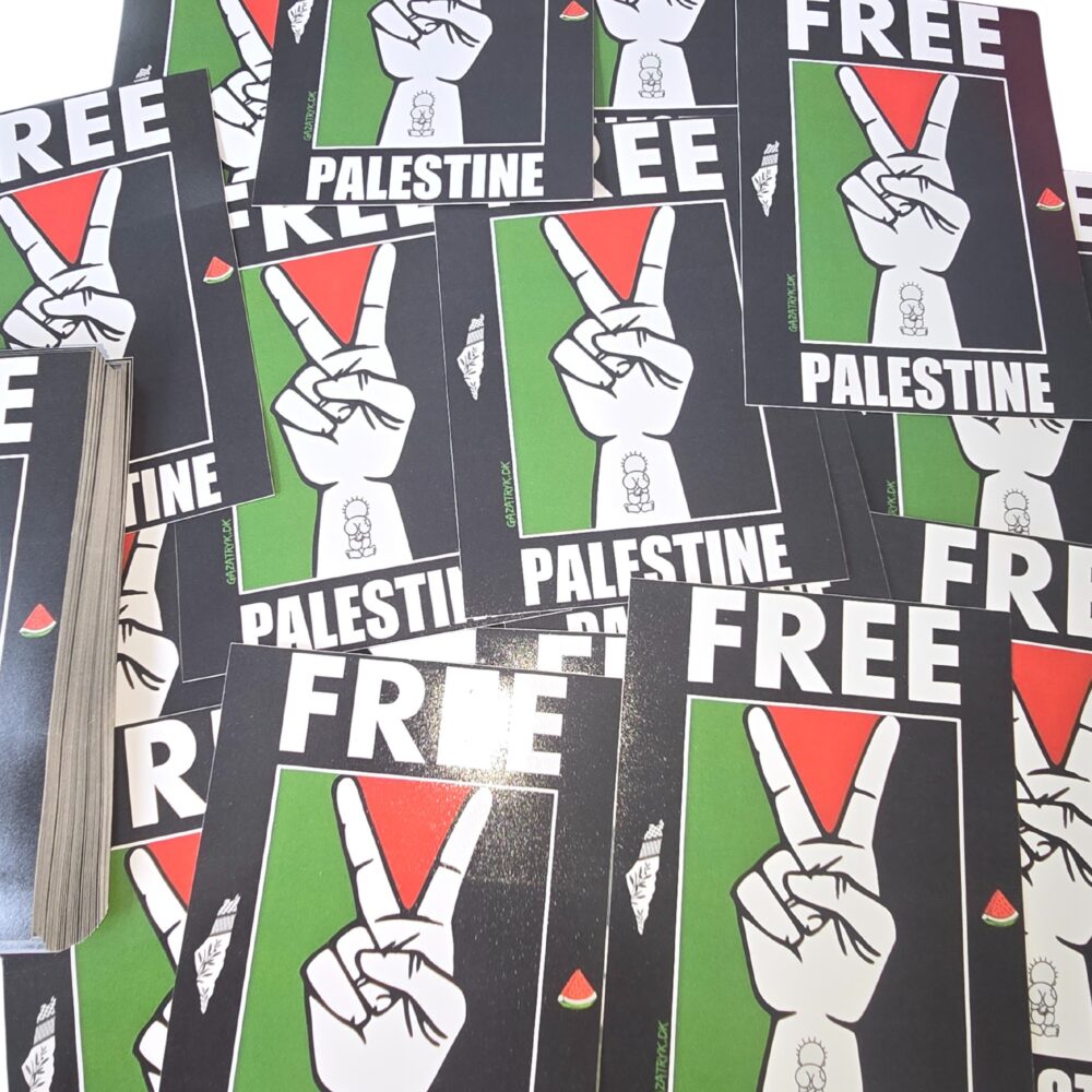 Streetstickers - 50 stk - Free Palestine - model 2