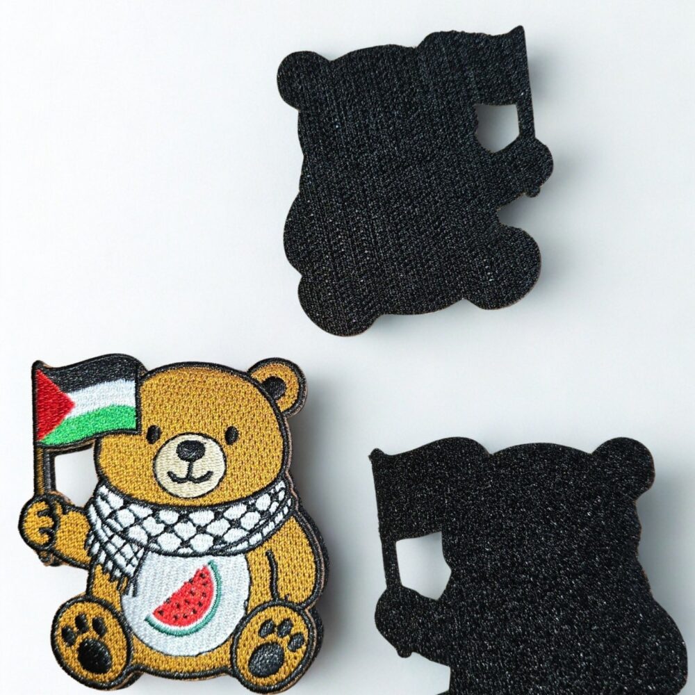 Embroidered Velcro Patch - Teddy Bear