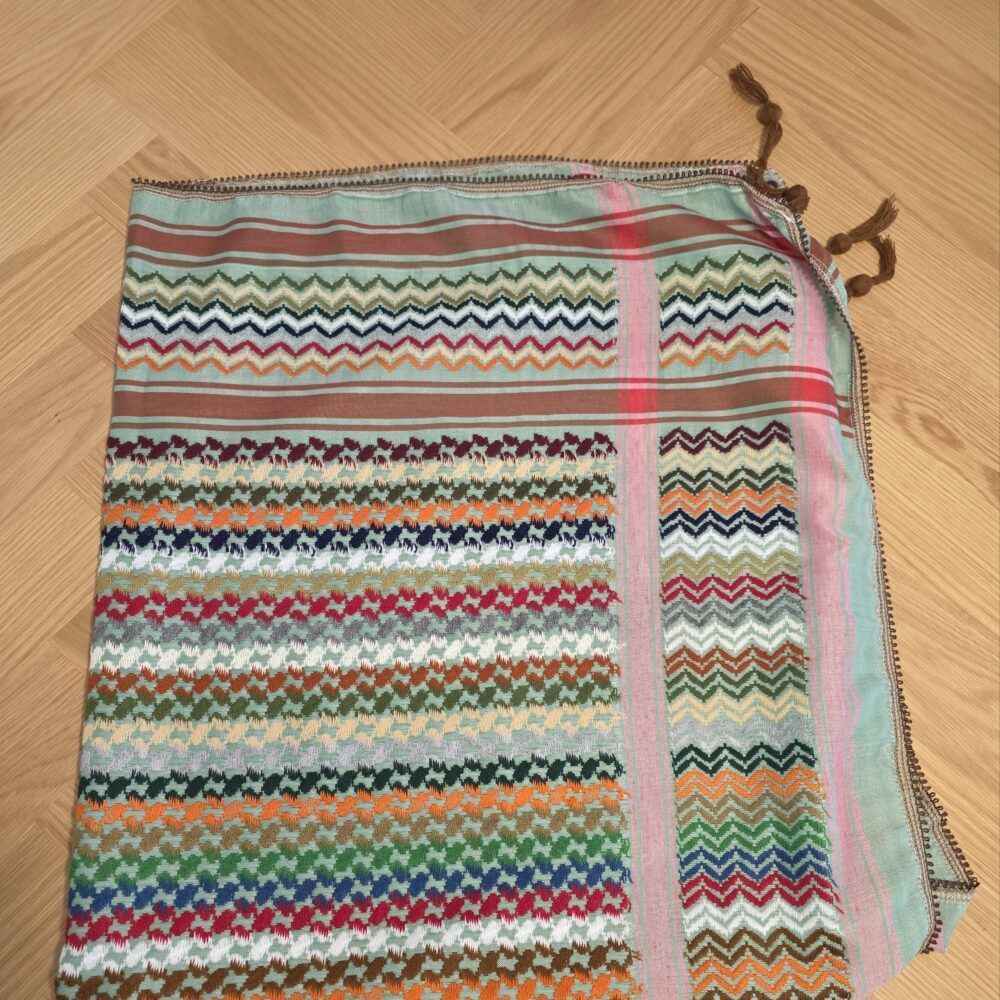 Keffiyeh/Kuffiyeh - Green cocktail (Woven)