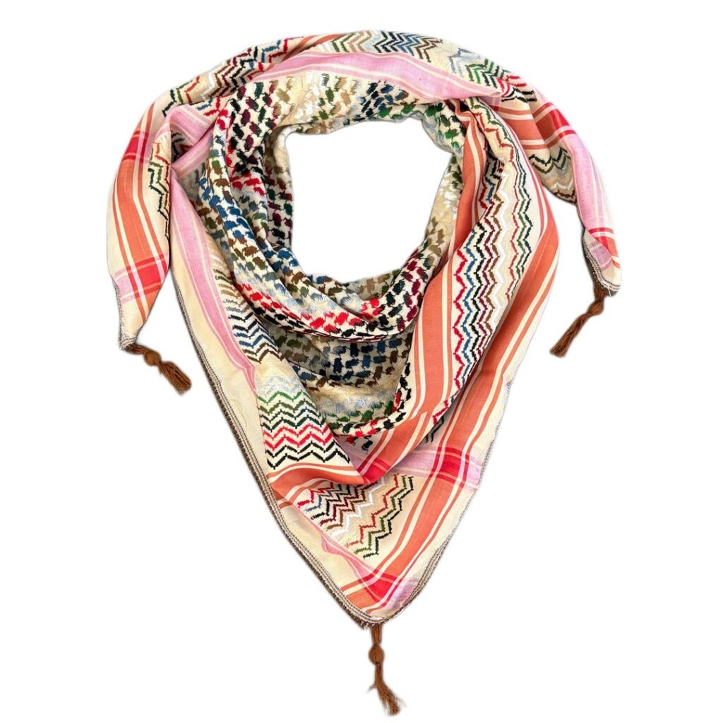 Keffiyeh/Kuffiye - Beige cocktail (Woven)