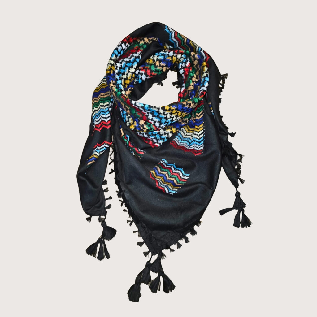 Keffiyeh - Black cocktail (Woven)
