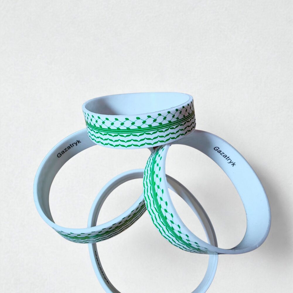 Bracelet - Light Green Keffiyeh - Adult size