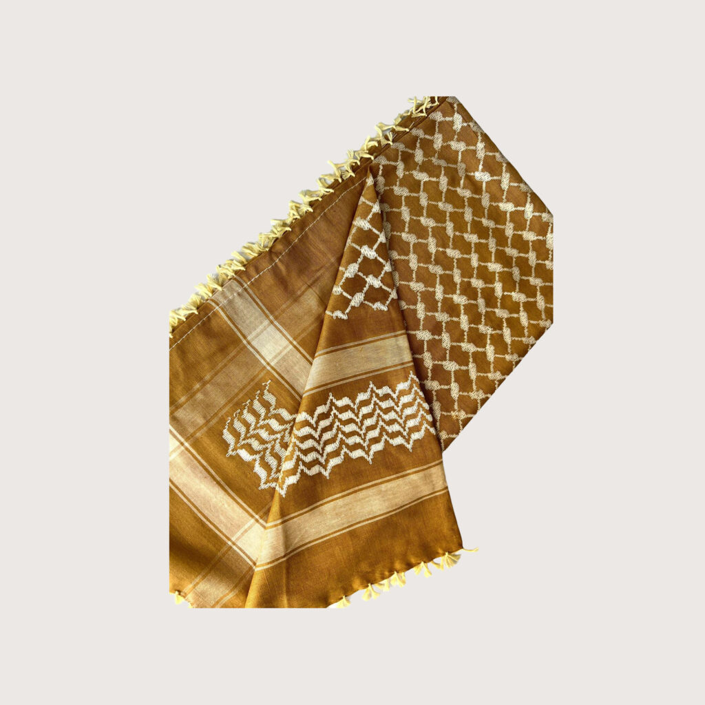 Keffiyeh - Gold and beige