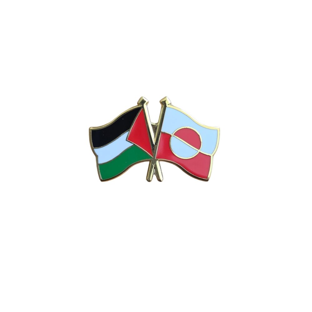 Brooch/Pin - Palestine/Greenland friendship brooch